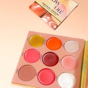 Glow On Creamy Blush + Highlighter Palette